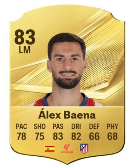 Álex Baena 83 Common LM FC 26 card