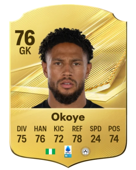 Okoye 76 Common GK FC 26 card