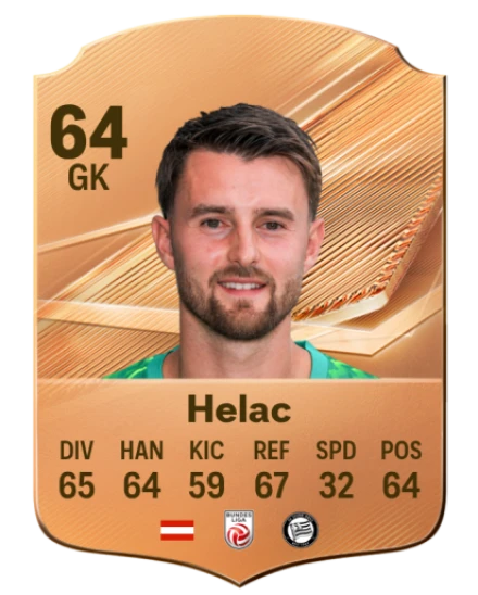 Helac 64 Bronze GK FC 27 card
