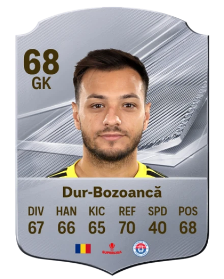 Dur-Bozoancă 68 Common GK FC 26 card