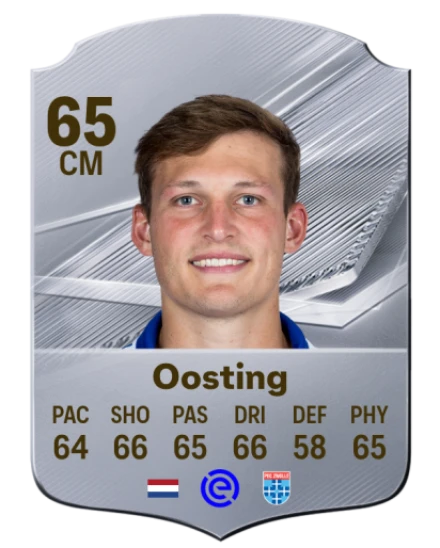 Oosting 65 Silver CM FC 27 card