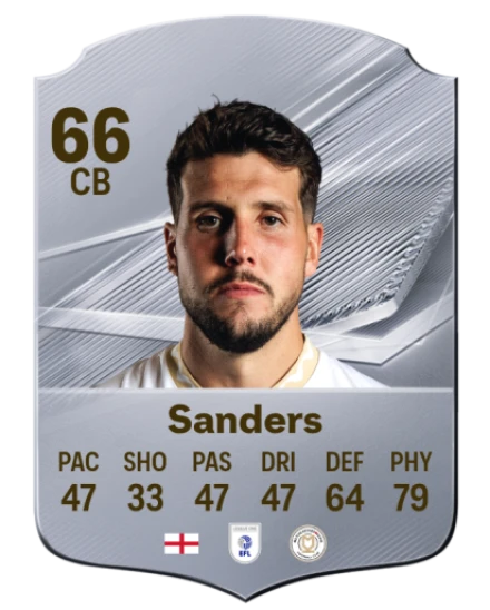 Sanders 66 Common CB FC 26 card