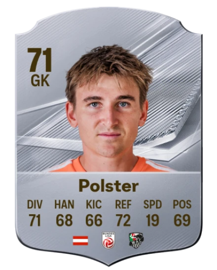 Polster 71 Common GK FC 26 card