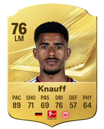 Knauff 76 Gold LM FC 27 card