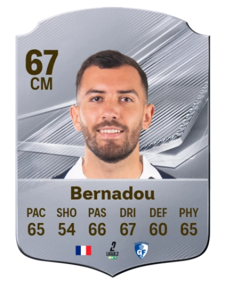 Bernadou 67 Common CM FC 26 card