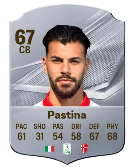 Pastina 67 Silver CB FC 27 card
