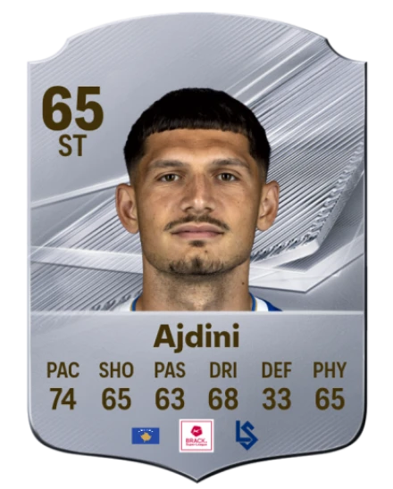 Ajdini 65 Silver ST FC 27 card