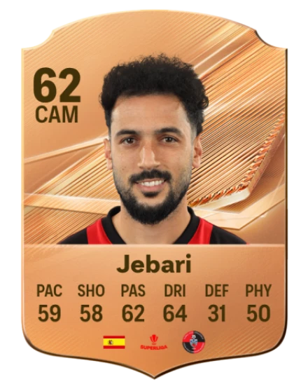 Jebari 62 Bronze CAM FC 27 card