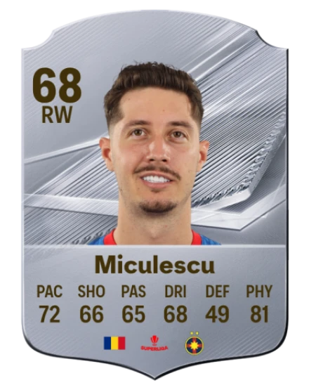 Miculescu 68 Silver RW FC 27 card
