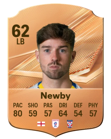 Newby 62 Common LB FC 26 card