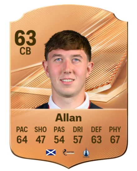 Allan 63 Common CB FC 26 card