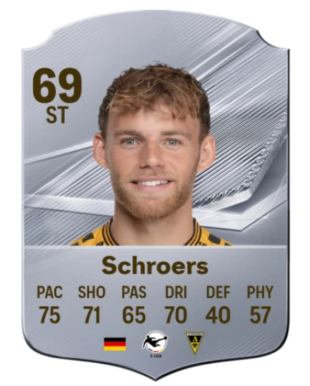 Schroers 69 Common ST FC 26 card
