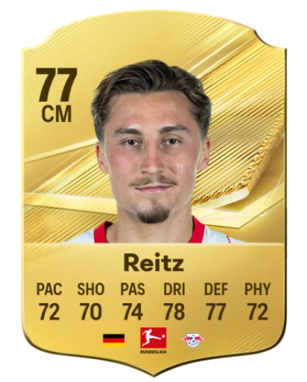 Reitz 77 Common CM FC 26 card
