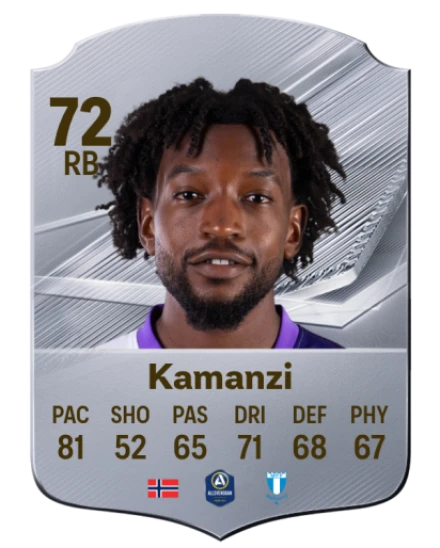 Kamanzi 72 Common RB FC 26 card