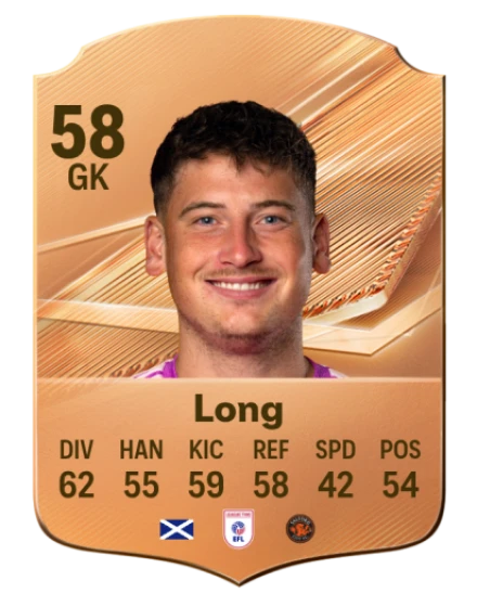 Long 58 Bronze GK FC 27 card