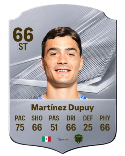Martínez Dupuy 66 Silver ST FC 27 card