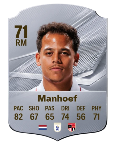 Manhoef 71 Common RM FC 26 card