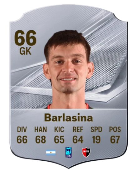Barlasina 66 Silver GK FC 27 card