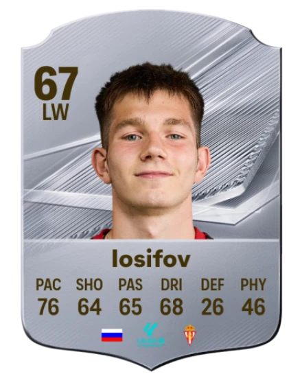 Iosifov 67 Common LW FC 26 card