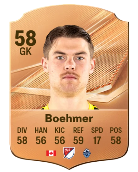 Boehmer 58 Bronze GK FC 27 card