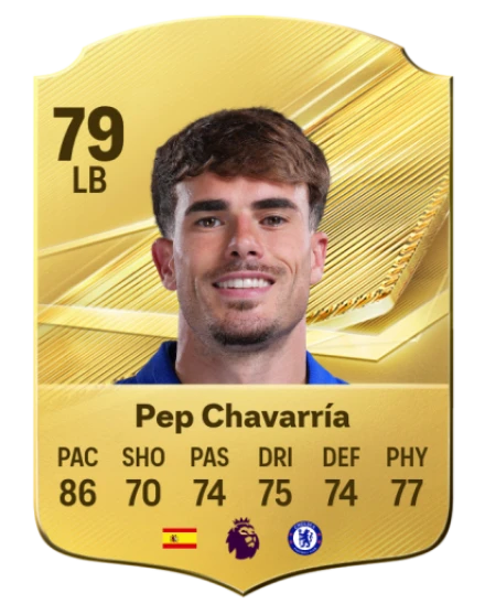 Pep Chavarría 79 Common LB FC 26 card