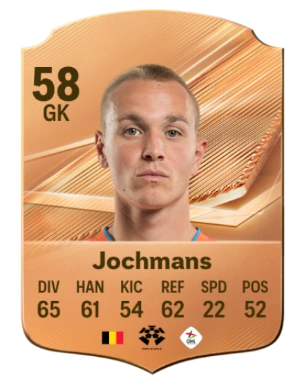Jochmans 58 Bronze GK FC 27 card