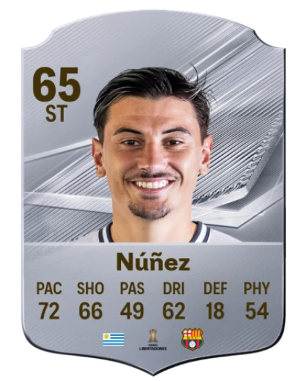 Núñez 65 Silver ST FC 27 card
