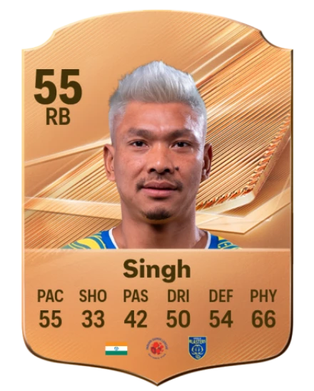 Singh 55 Common RB FC 26 card