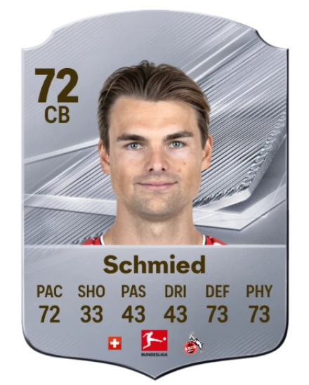 Schmied 72 Silver CB FC 27 card