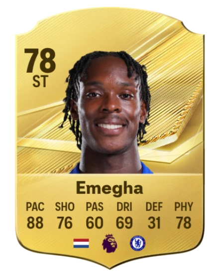 Emegha 78 Gold ST FC 27 card