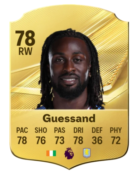 Guessand 78 Gold RW FC 27 card