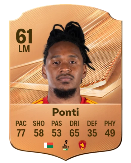 Ponti 61 Bronze LM FC 27 card
