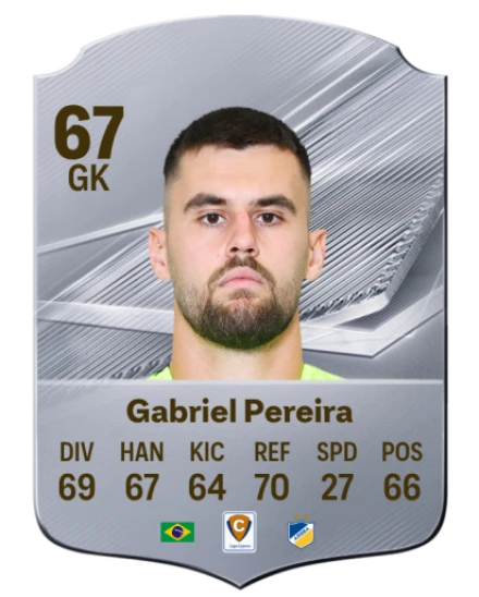 Gabriel Pereira 67 Silver GK FC 27 card