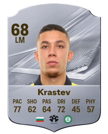 Krastev 68 Rare LM FC 26 card
