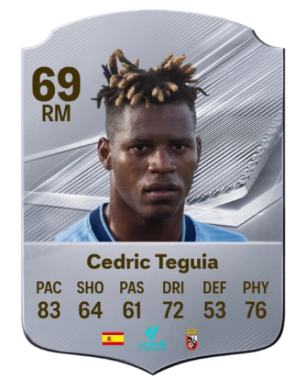 Cedric Teguia 69 Common RM FC 26 card