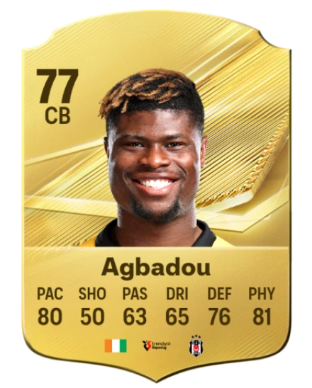 Agbadou 77 Common CB FC 26 card