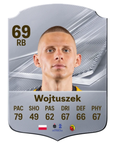 Wojtuszek 69 Common RB FC 26 card