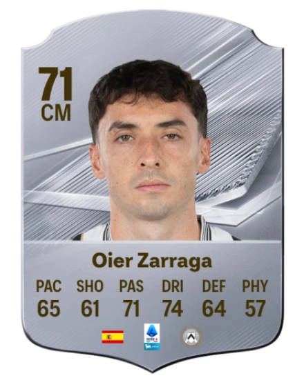 Oier Zarraga 71 Common CM FC 26 card