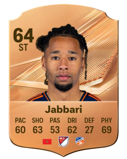 Jabbari 64 Common ST FC 26 card