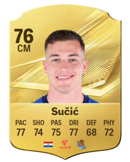 Sučić 76 Gold CM FC 27 card