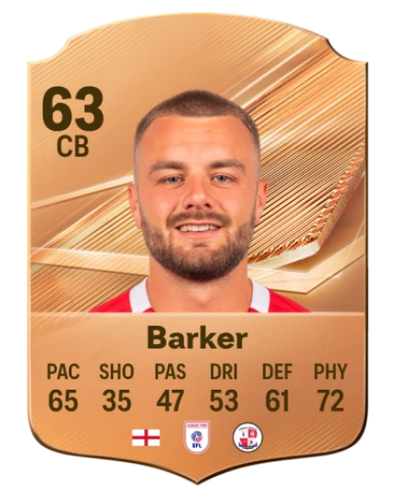 Barker 63 Common CB FC 26 card
