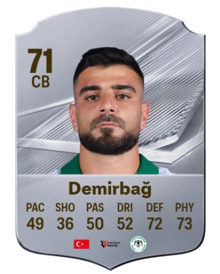Demirbağ 71 Common CB FC 26 card