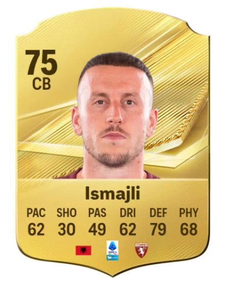 Ismajli 75 Gold CB FC 27 card