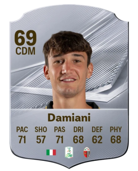 Damiani 69 Common CDM FC 26 card
