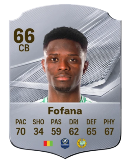 Fofana 66 Common CB FC 26 card