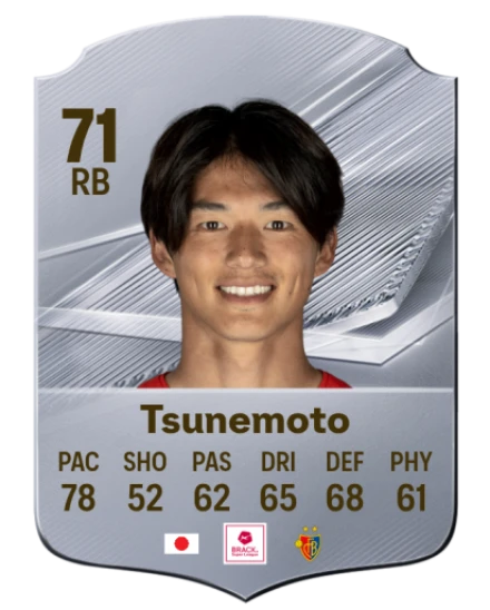 Tsunemoto 71 Common RB FC 26 card
