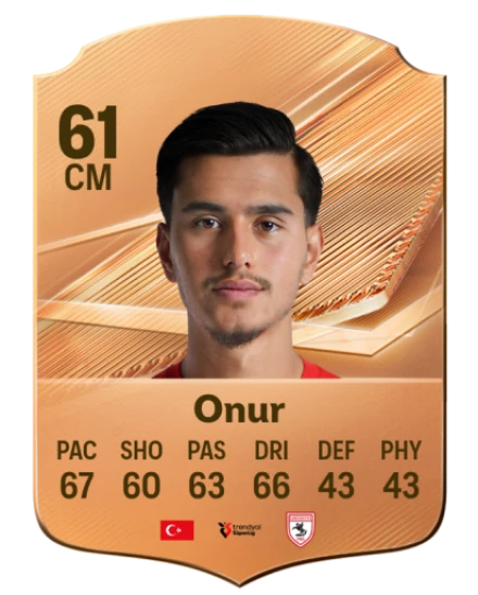 Onur 61 Bronze CM FC 27 card