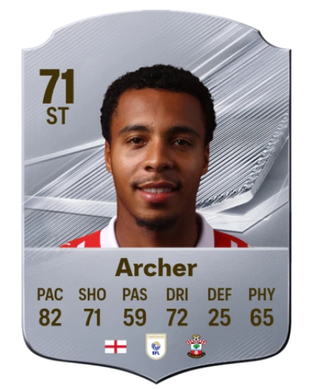 Archer 71 Silver ST FC 27 card