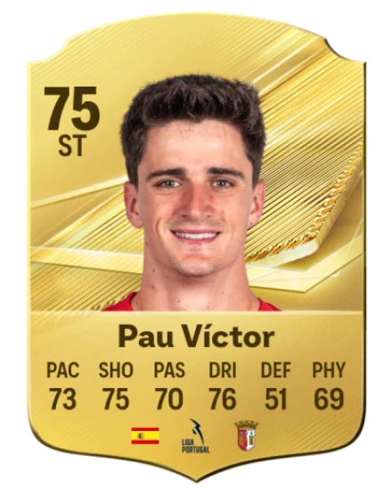 Pau Víctor 75 Common ST FC 26 card
