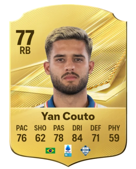 Yan Couto 77 Gold RB FC 27 card